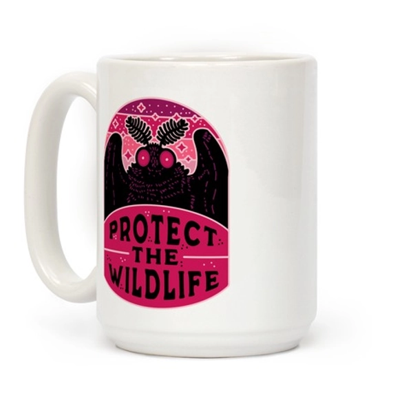Protect the Wildlife (Mothman) Coffee Mugs | LookHUMAN
