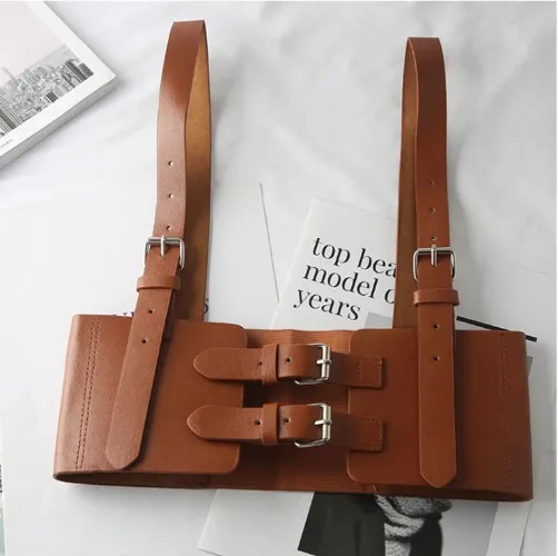 Leather corset/harness