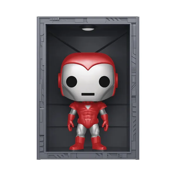 POP! Marvel - Iron Man Hall of Armor Iron Man Model 8 Silver Centurion - Funko PX Deluxe Vinyl Figure (Pre-order) Jun 2023