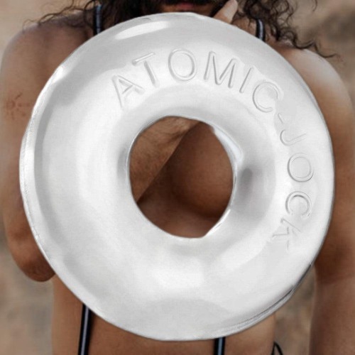 Atomic Jock 'Do-Nut-2' Large Cock Ring - Clear
