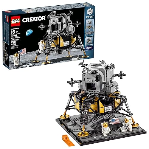 Lego Creator Expert N.A.S.A Apollo 11 Lunar Lander 10266 Building Kit, 1,087 Pieces