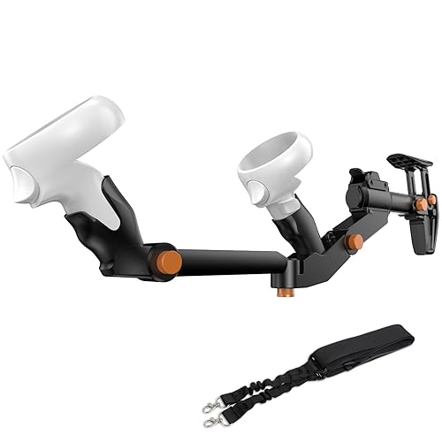 SUPERVR VR Gunstock Accesorries for Quest 2 Meta Quest 3/Quest Pro/Quest 3S Gun Stock Customizes Shape Length FPS Gams Gear Controllers Accessories