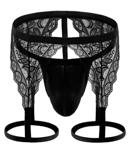 Men's Lace Garter Underwear