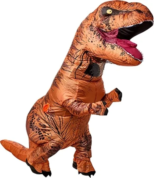 Adult Original Inflatable Dinosaur Costume, T-Rex, Standard - 