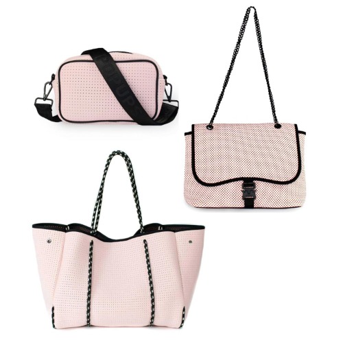 CAMERA BAG + FLAP CROSSBODY + EVERYDAY TOTE - PRETTY IN PINK