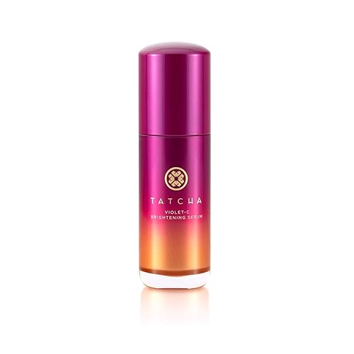 Tatcha Violet-C Brightening Serum | 20% Vitamin C + 10% AHAs | Pure Ingredients to Help Soften & Smooth for More Radiant, Even-Toned Skin | 30 ml / 1 oz