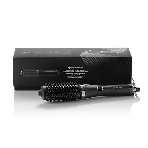 ghd Duet Blowdry- Hair Dryer Brush - Wet to Blow Dried with No Heat Damage, 3X More Volume, 24hr Long Lasting Results, Blow Dry with No Frizz, 50% More Shine - Black