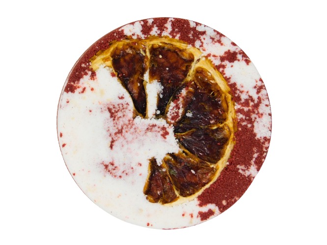 Blood and Milk Bath Bomb