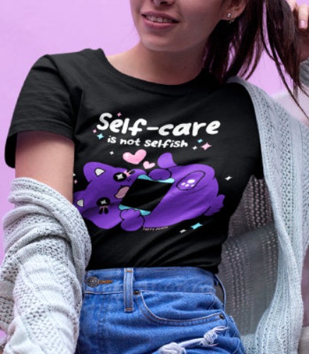 Self-care is not Selfish Tee - Fitted | Medium