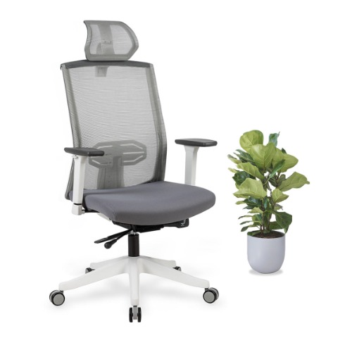 KarmaChair - Ergonomic Chair - White
