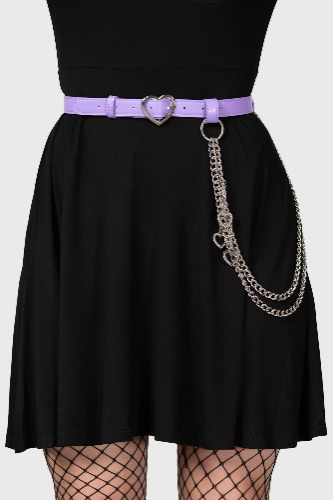 Dollis Chain Belt | XS-M / Lilac / 100% Polyurethane