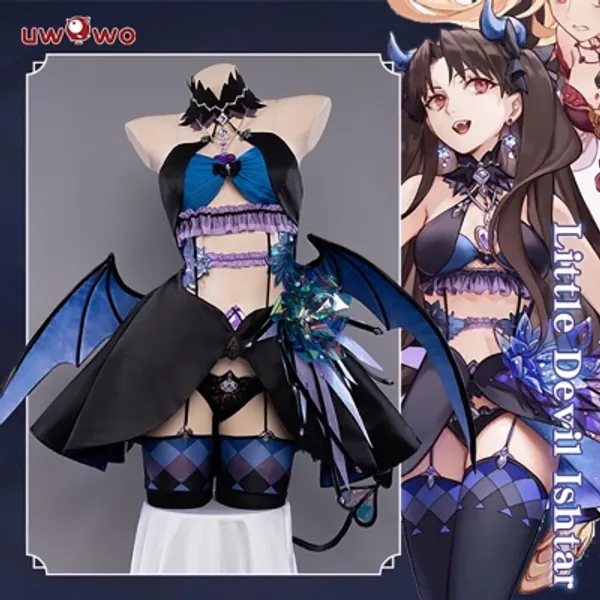 26.61US $ 39% OFF|UWOWO Fate Grand Order/FGO Fanart Ver. Ishtar & Ereshkigal Cosplay Costume Little Devil|Anime Costumes|   - AliExpress