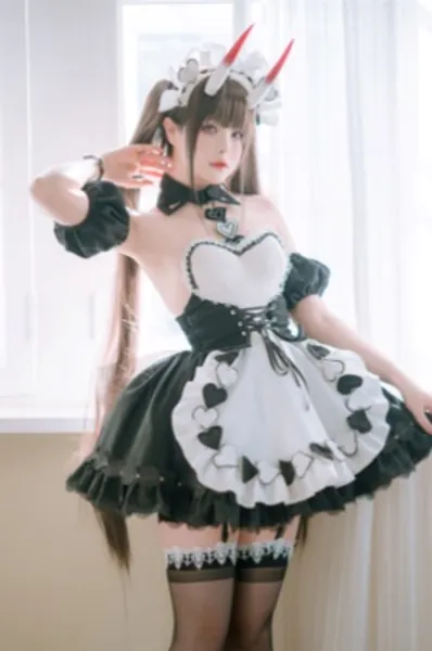 132.81US $ 5% OFF|Irelia H Store Azur Lane IJN Noshiro Maid Dress Cosplay Costume Halloween Costumes Dress For Women|Game Costumes|   - AliExpress