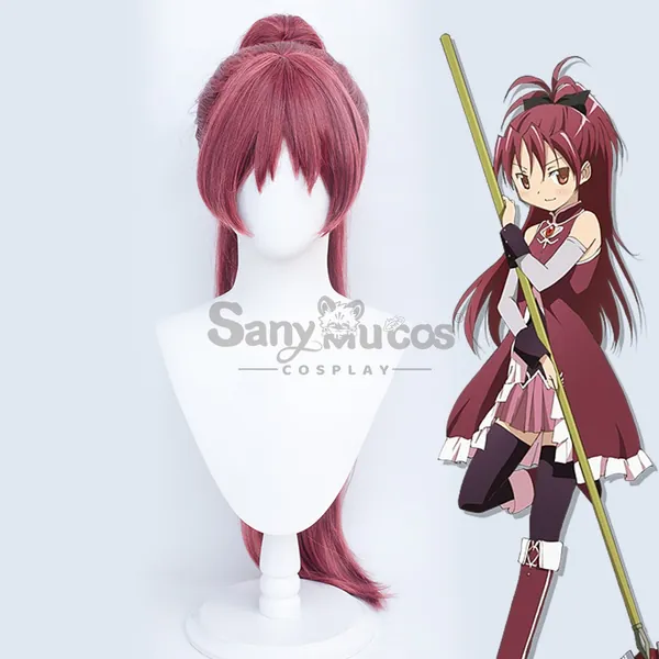 Anime Puella Magi Madoka Magica Cosplay Sakura Kyouko Cosplay Wig