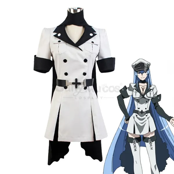 【In Stock】Anime Akame ga Kill! Cosplay Esdeath Cosplay Costume