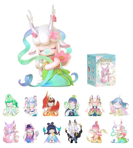 ROBOTIME Blind Box 1PC Surprise Action Figure Collectible Kawaii Figures Random Art Toys Hot Cute Figure Dolls Creative Gifts (Oriental Mythological Creatures) - Single Box