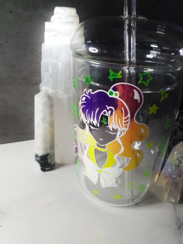 Pretty Guardian Sailor Scout Drinking Glass - Moon