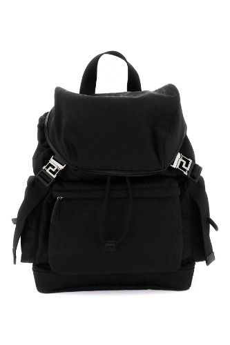 Versace Allover Neo Nylon Backpack - OS