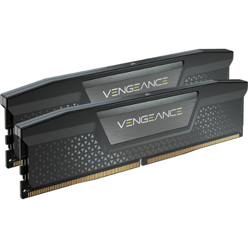 2x VENGEANCE 64 GB (2 x 32 GB) DDR5 DRAM 5.200 MHz C40-Speicherkit – Schwarz