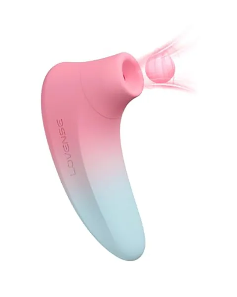 LOVENSE Tenera 2 PulseSense Clitoris Sucker - Clit Sucking Toy Nipples Stimulator Vibrator APP Controlled with Unlimited Levels Vibrating Adult Sex Toys Games for Women Couples Pleasure