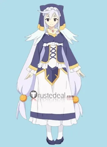 KonoSuba Eris Cosplay + Wig + Shoes