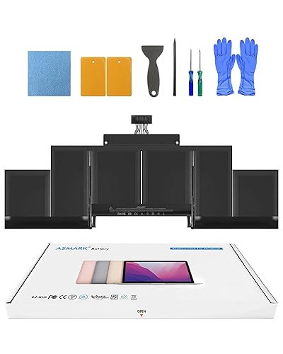 ASMARK Macbook Pro A1398 Battery Replacement for 15-inch (Mid 2015,Mid 2014,Late 2013) Retina A1494/A1618 Battery
