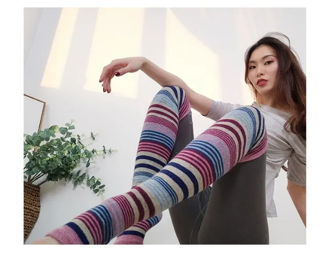 Cashmere Leg Warmers For Yoga 