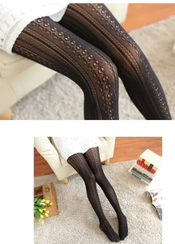 Black Lace Stockings