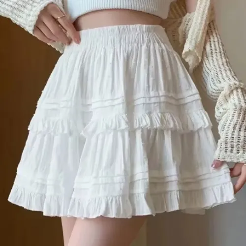 Sweet Cute Lace Mini Skirt Wome