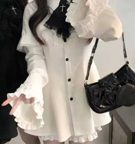 Vintage Lolita Style Mini Dress