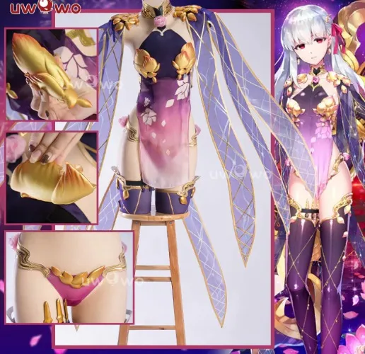 【Pre-sale】Uwowo Game Fate/Grand Order Assassin Kama Stage 2 Cosplay Costume | Costume+Prop bundle / S