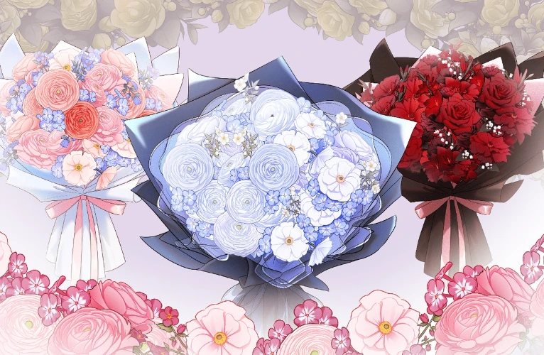 테마꽃 믹스 150종 & 꽃다발 30종