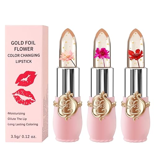 3 flower lipstick set. 