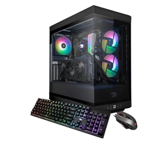 iBUYPOWER - Y40 Gaming Desktop - Intel Core i7 13700KF - 32GB Memory - NVIDIA GeForce RTX 4070 12GB - 1TB NVMe SSD - Black