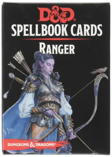 Gale force Nine LLC D&D Ranger Spellbook Cards