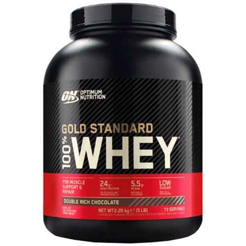 Proteine din zer, pudra proteica Optimum Nutrition ON 100% Whey Gold Standard, ciocolata, 2.27 kg