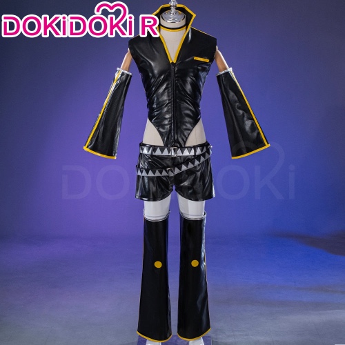 DokiDoki-R VSINGER Cosplay Kagamine Len Costume Punk Leather | Costume Only M-Order Processing Time Refer to Description Page