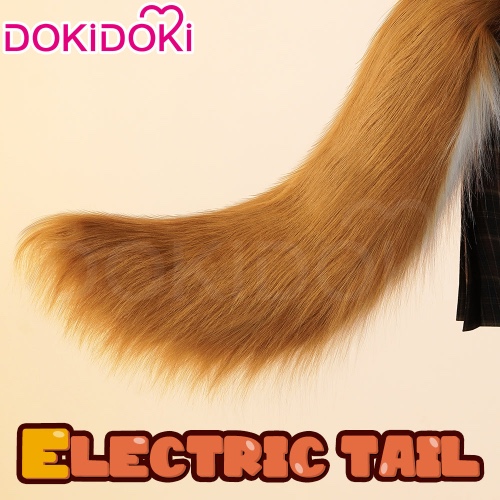 【Ready For Ship】【Electric Ver.】DokiDoki Game Genshin Impact Cosplay Gorou Tail | Electric Ver Tail Only-Ready For Ship