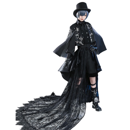 【Partial Size Ready For Ship】DokiDoki-SR Anime Cosplay Black Butler Kuroshitsuji Ciel Phantomhive 15th Anniversary Cosplay | M-Order Processing Time Refer to Description Page