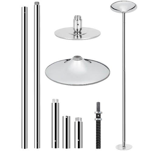 Nouva 45mm Professional Dance Pole, Spinning or Static Dancing Pole Set Kit Height Adjustable and Removable for Fitness Exercise Dance Home Pub Party Gym - 