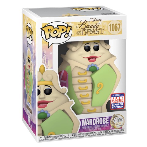 Funko Pop Disney Wardrobe Beauty and The Beast FunKon 2021 Exclusive