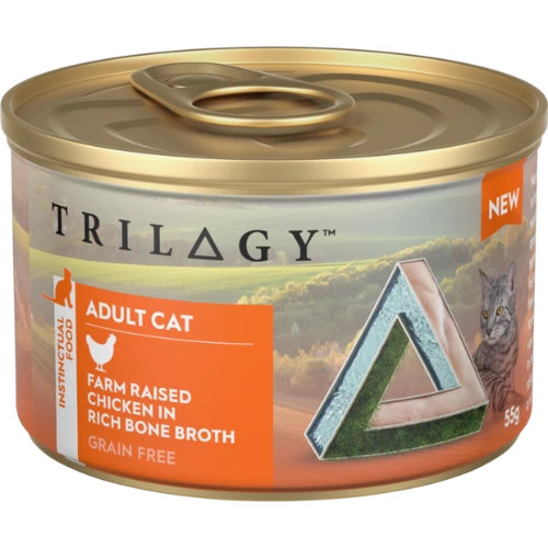 Trilogy Farm Raised Chicken In Bone Broth Wet Cat Food