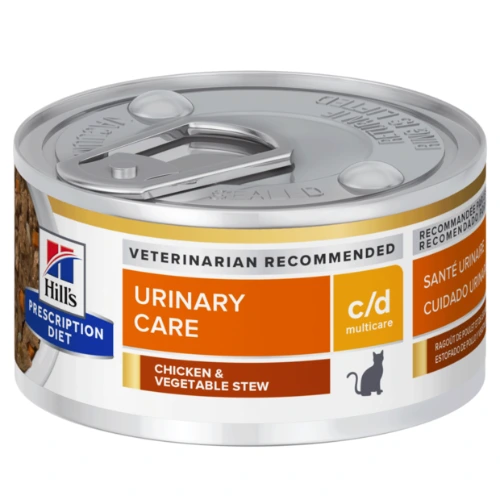 Hills Prescription Diet Cd Multicare Urinary Care Chicken And Vegetable Stew Canned Cat Food