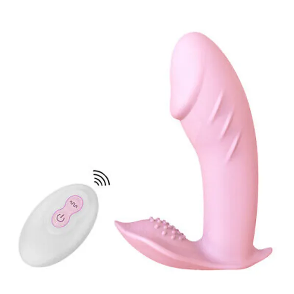 Remote-Control-Women-Wearable-Butterfly-Vibrator-Dildo-G-Spot-Clit-Stimulation  | eBay