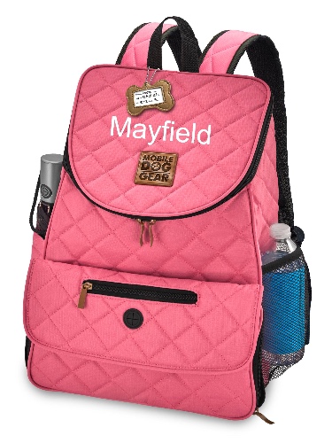 Personalized Weekender Backpack Pink