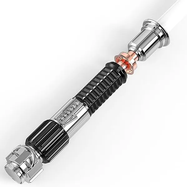 CVCBSER RGB Dueling Lightsaber, Motion Control 39 Sets Sound Effects and 12 Colors, Smooth Swing Metal Handle Light Saber for Adults Boys Cosplay Gifts