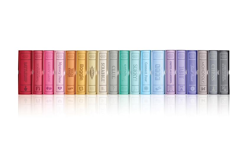 vintage bookshelf board games