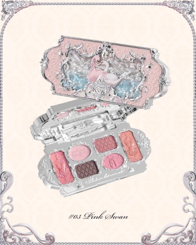 Swan Ballet Six-Color Eyeshadow Palette | 03 Pink Swan