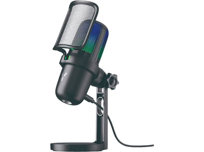 ISY IMI-3000-BK Streaming Mikrofon, Nierencharakteristik, -38+/-3dB, USB-C, 2.2 kΩ Impedanz, RGB, Schwarz online kaufen | MediaMarkt