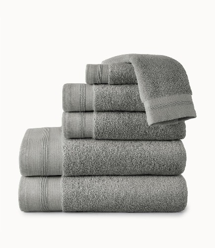 Coronado Luxe Bath Towel | Bath / Pewter